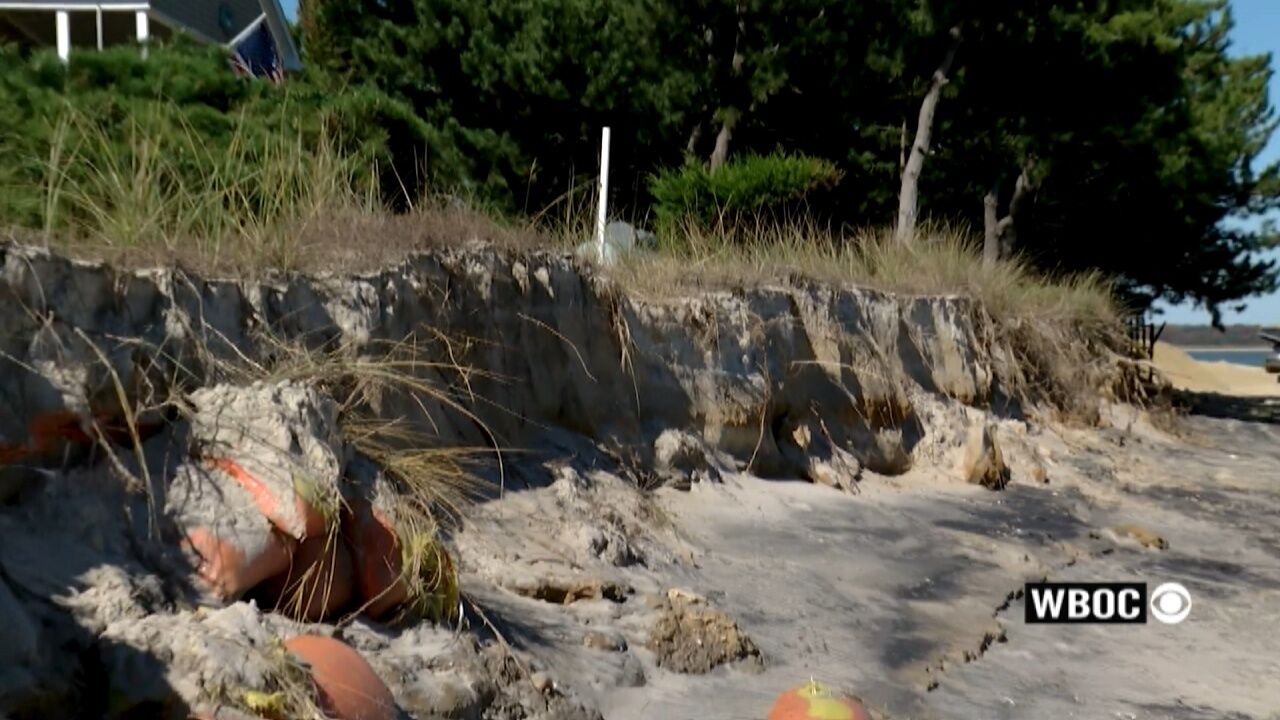 Restoration project underway to rebuild Bowers Beach shoreline